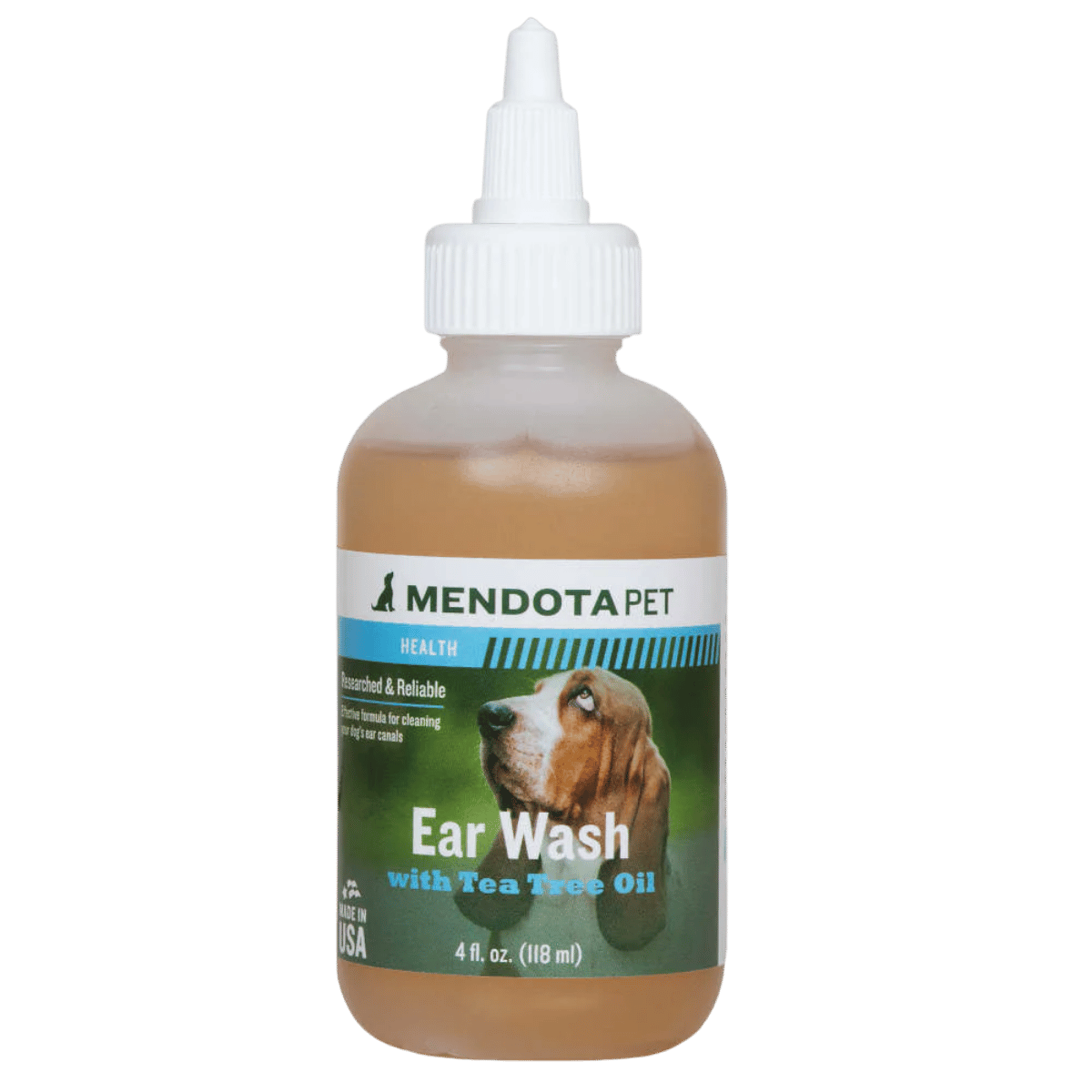 MENDOTA PET EAR WASH 4OZ._FRONT ANGLE