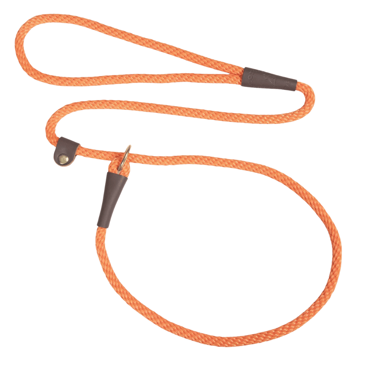 MENDOTA PET SLIP LEAD SMALL 3/8" X 6' - ORANGE 