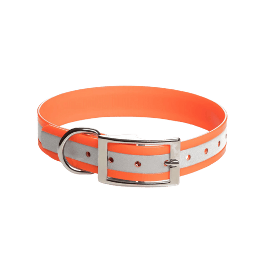 MENDOTA PRODUCTS DURAFLECT SYNTHETIC COLLAR 1"X22" - ORANGE