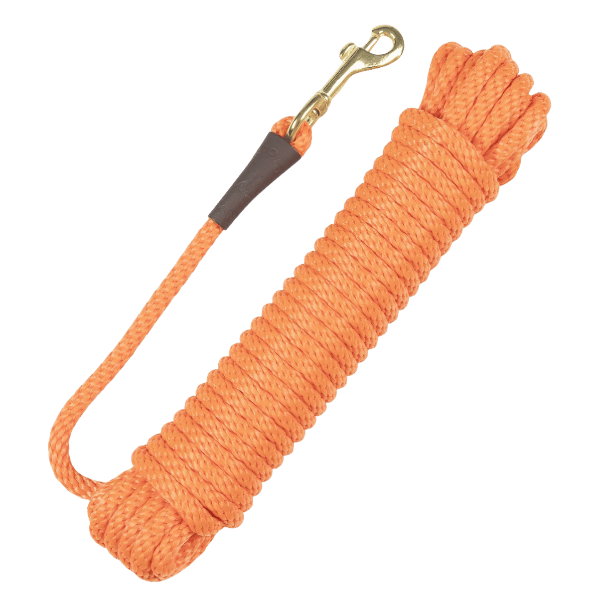 MENDOTA TRAINER CHECK CORD 3/8″ x 30 - ORANGE_OBLIQUE ANGLE