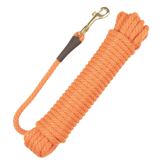 MENDOTA TRAINER CHECK CORD 3/8″ x 30 - ORANGE_OBLIQUE ANGLE