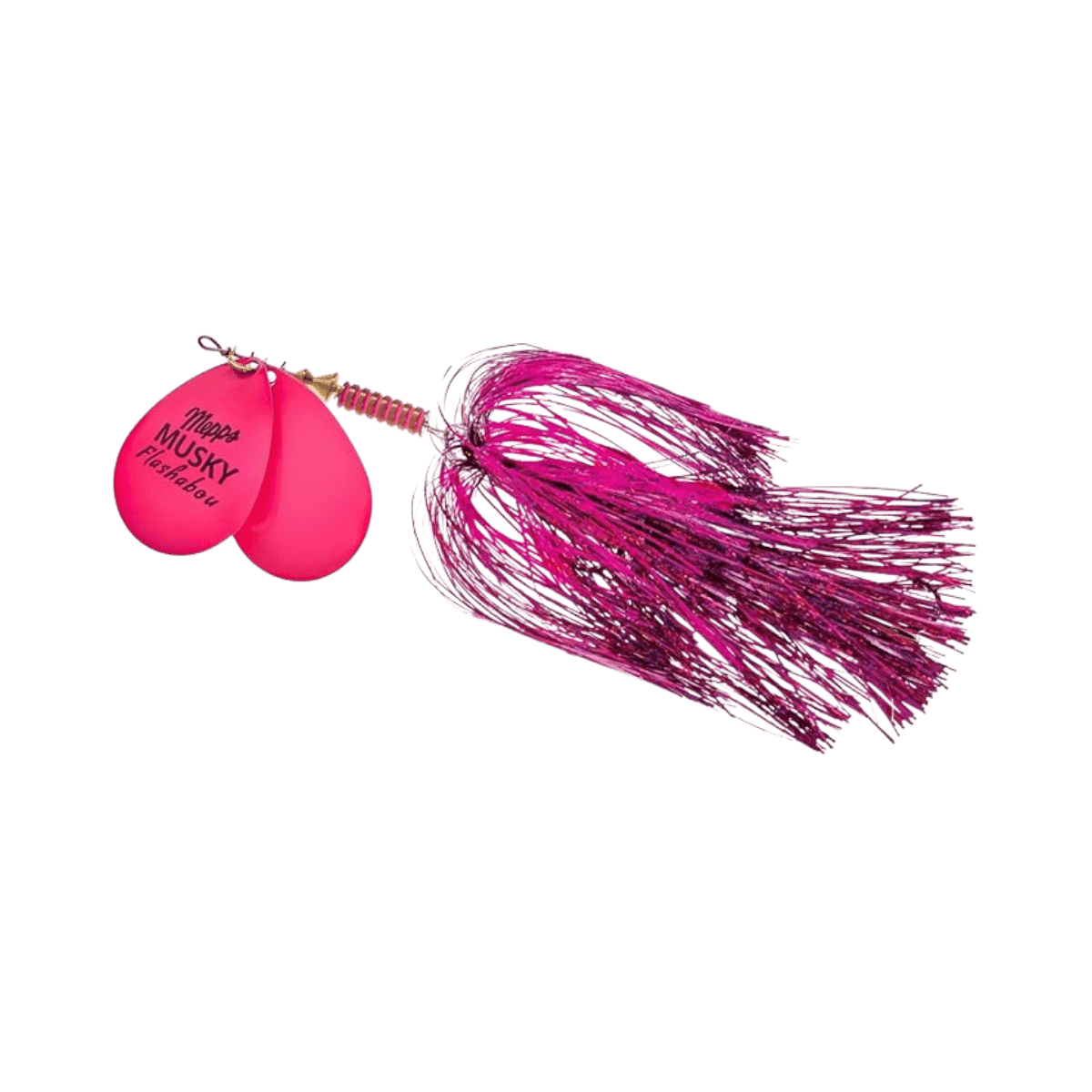 MEPPS DOUBLE BLADE MUSKY FLASHABOU HOT PINK PINK