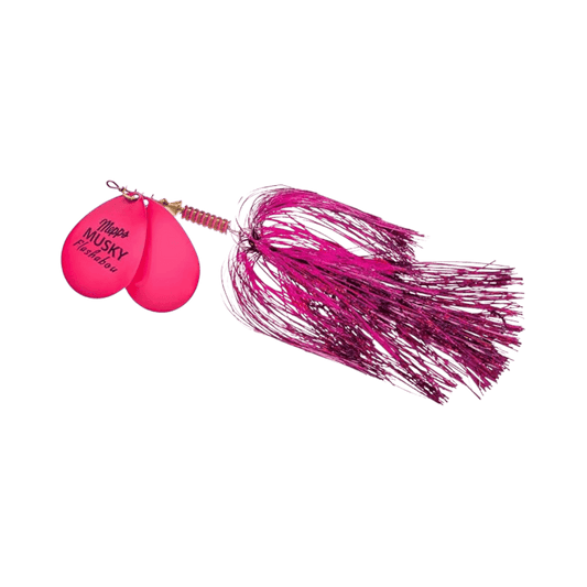 MEPPS DOUBLE BLADE MUSKY FLASHABOU HOT PINK PINK