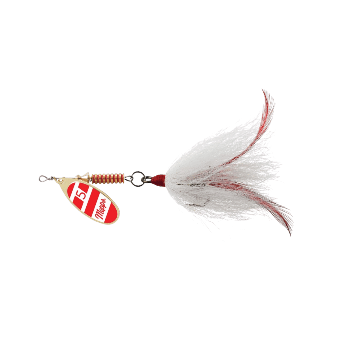 MEPPS MUSKY KILLER GOLD RED WHITE WHITE