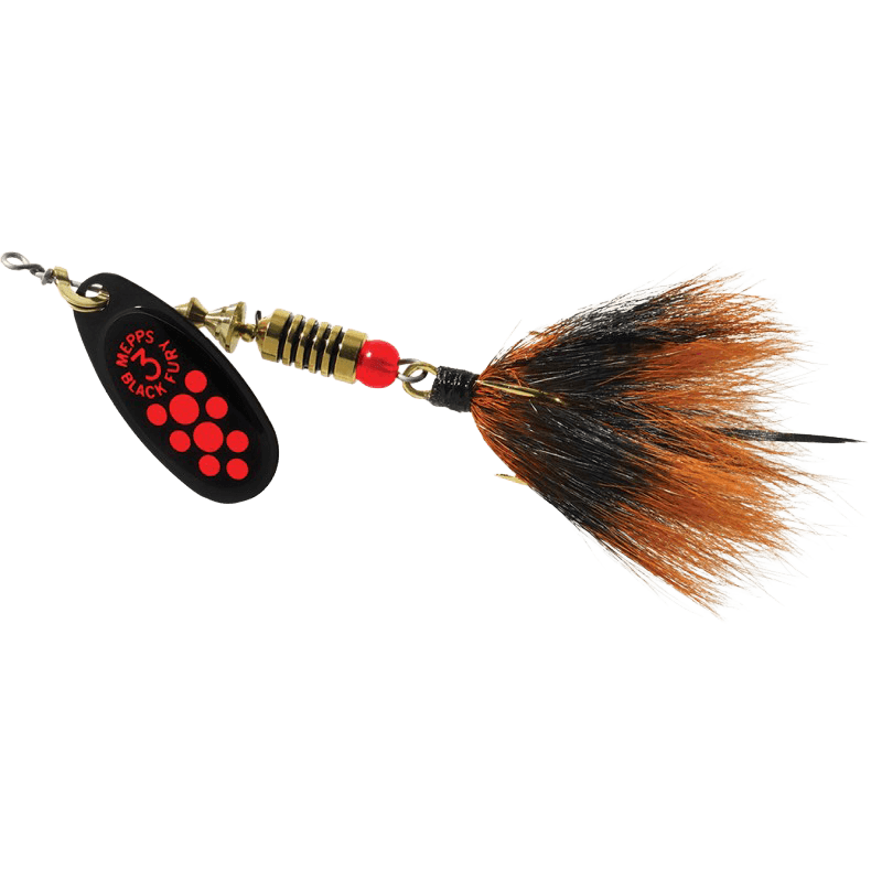 MEPPS BLACK FURY DRESS 1/4OZ #3 - FLU RED DOT/TAIL