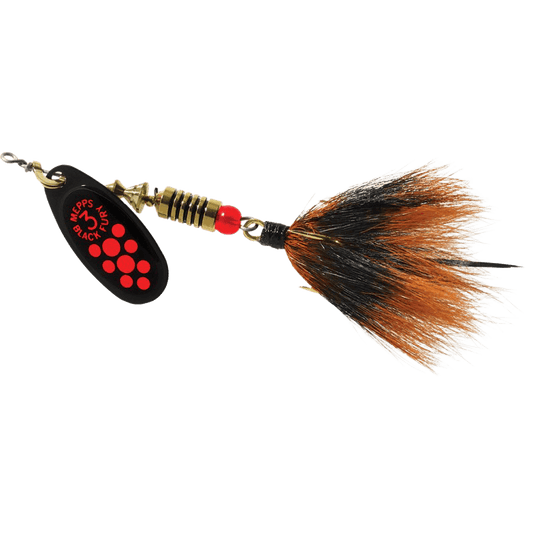 MEPPS BLACK FURY DRESS 1/4OZ #3 - FLU RED DOT/TAIL