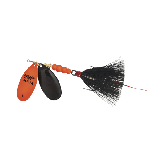 MEPPS DOUBLE BLADE AGLIA 11/16OZ - HOT ORANGE/BK-BLK