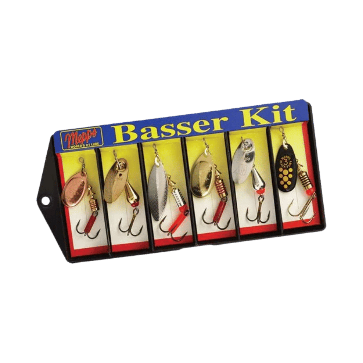 MEPPS K2 BASSER LURE KIT 6PK ASSORTED