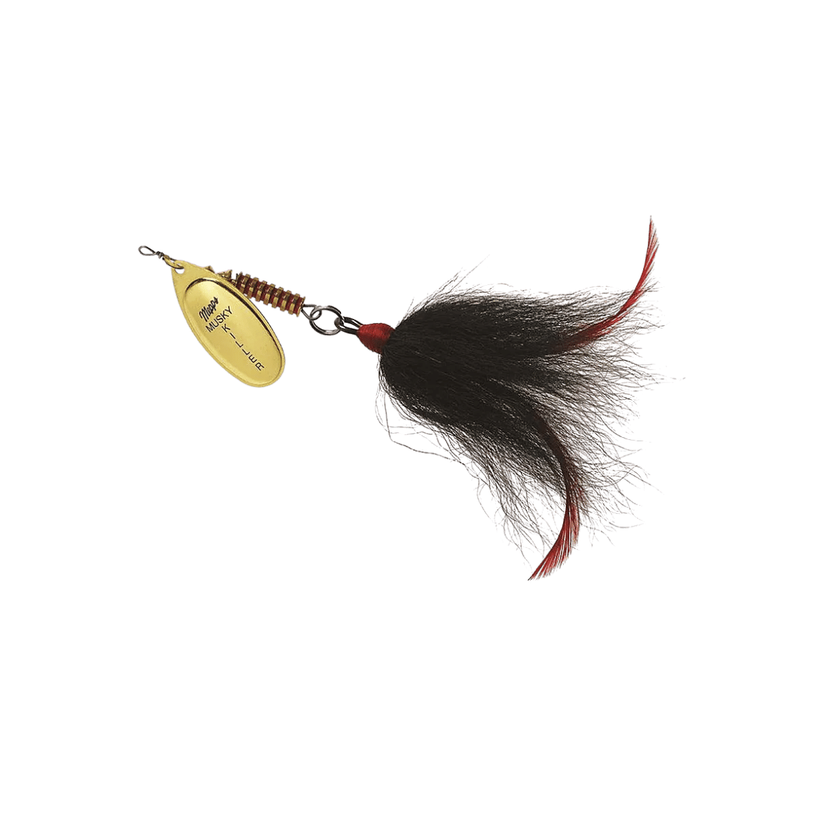 MEPPS MAGNUM MUSKY KILLER 1-1/4OZ SILVER BLACK TAIL