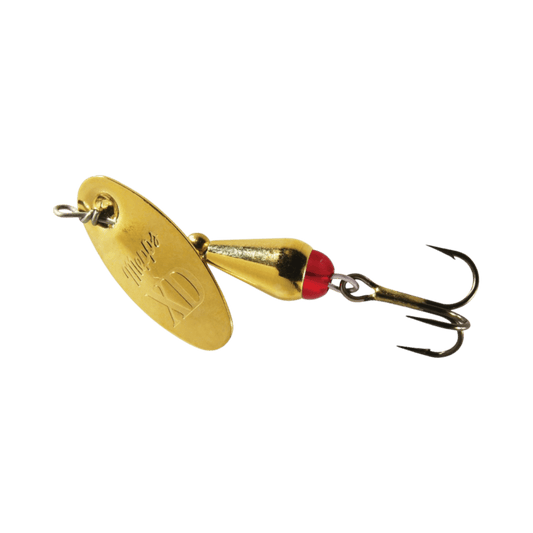 MEPPS XD PLAIN SPINNER 1/10OZ - GOLD-GOLD 