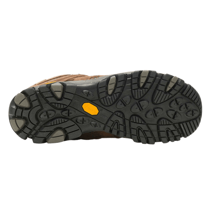 MERRELL MOAB 3 MID WATERPROOF MEN’S HIKING SHOES – EARTH_BOTTOM ANGLE