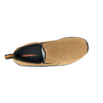 MERRELL MEN'S JUNGLE MOC NUBUCK WIDE WIDTH - BROWN - TOP VIEW