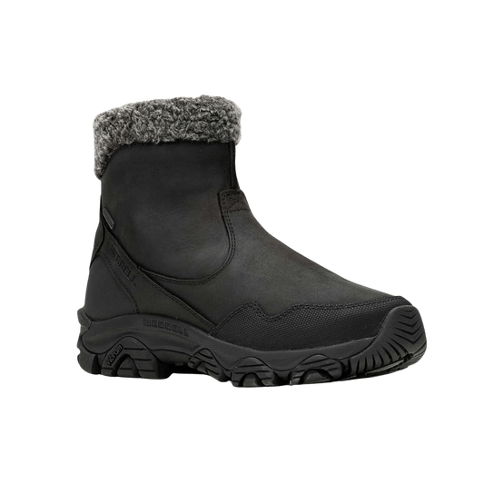 MERRELL WOMEN'S COLDPACK 3 THERMO MID ZIP 200GR - BLACK - FRONT VIEW