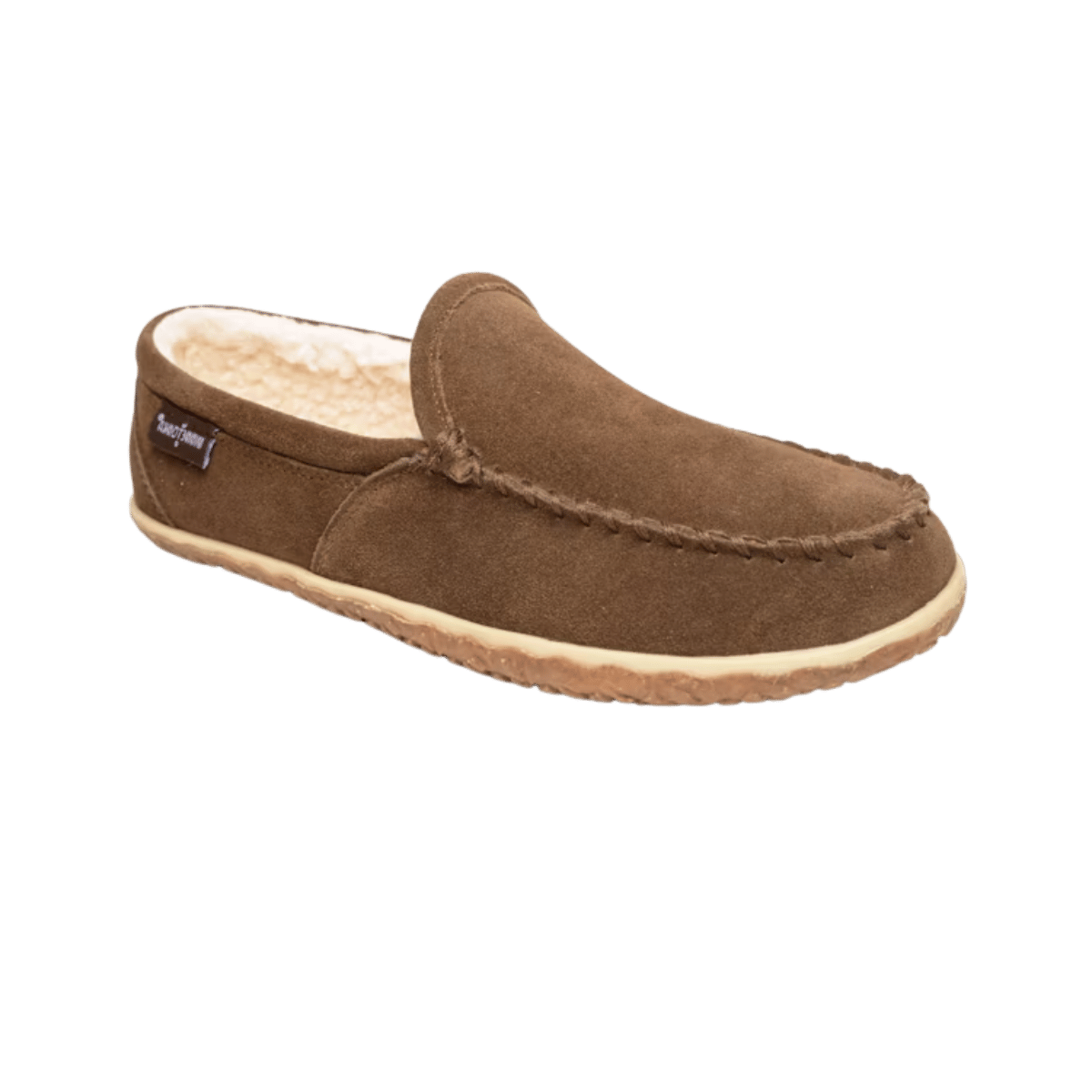MINNETONKA MOCCASIN TILDEN SUEDE SLIP ON EXT AUTUMIN BROWN