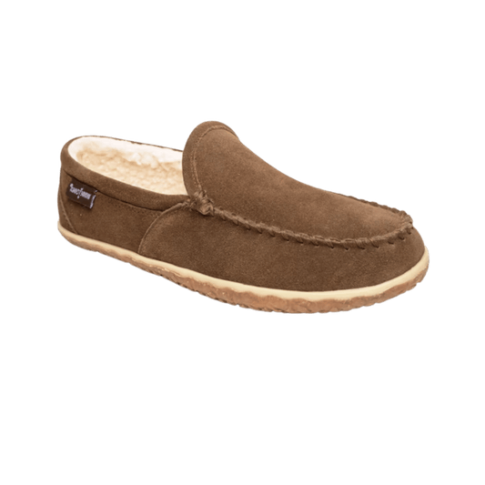 MINNETONKA MOCCASIN TILDEN SUEDE SLIP ON EXT AUTUMIN BROWN