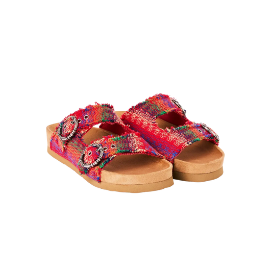 MINNETONKA MOCCASIN WOMENS GEORGINE SANDAL HORIZON MULTI