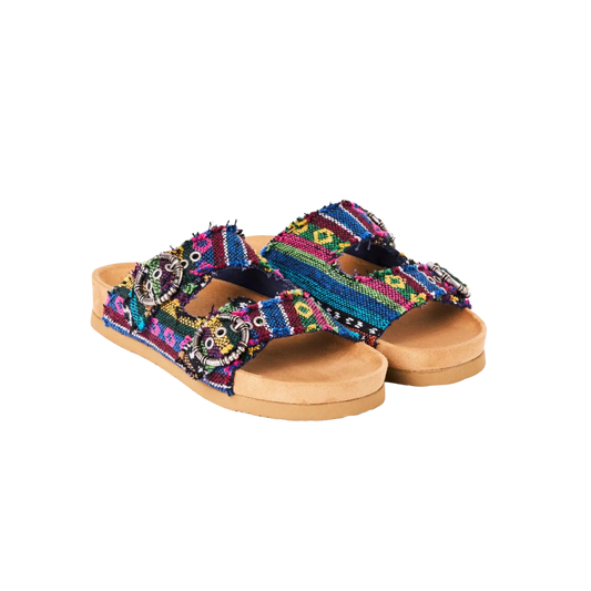 MINNETONKA MOCCASIN WOMENS GEORGINE SANDAL SHADOW GEO