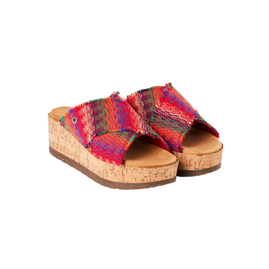 MINNETONKA MOCCASIN WOMENS POSEY SANDAL HORIZON MULTI