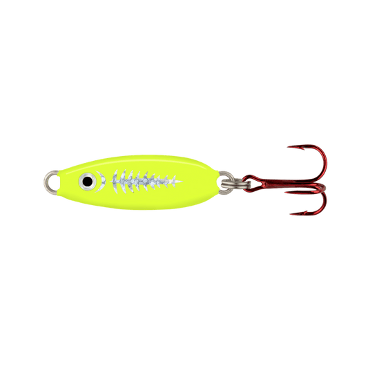 NORTHLAND FORAGE MINNOW SPOON 1/32OZ - S-GLO CHUB