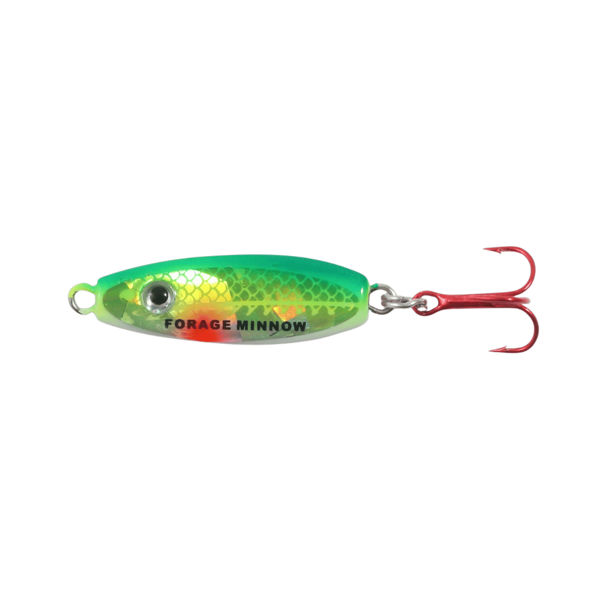 NORTHLAND FORAGE MINNOW SPOON - 1/8OZ - S-GLO PERCH