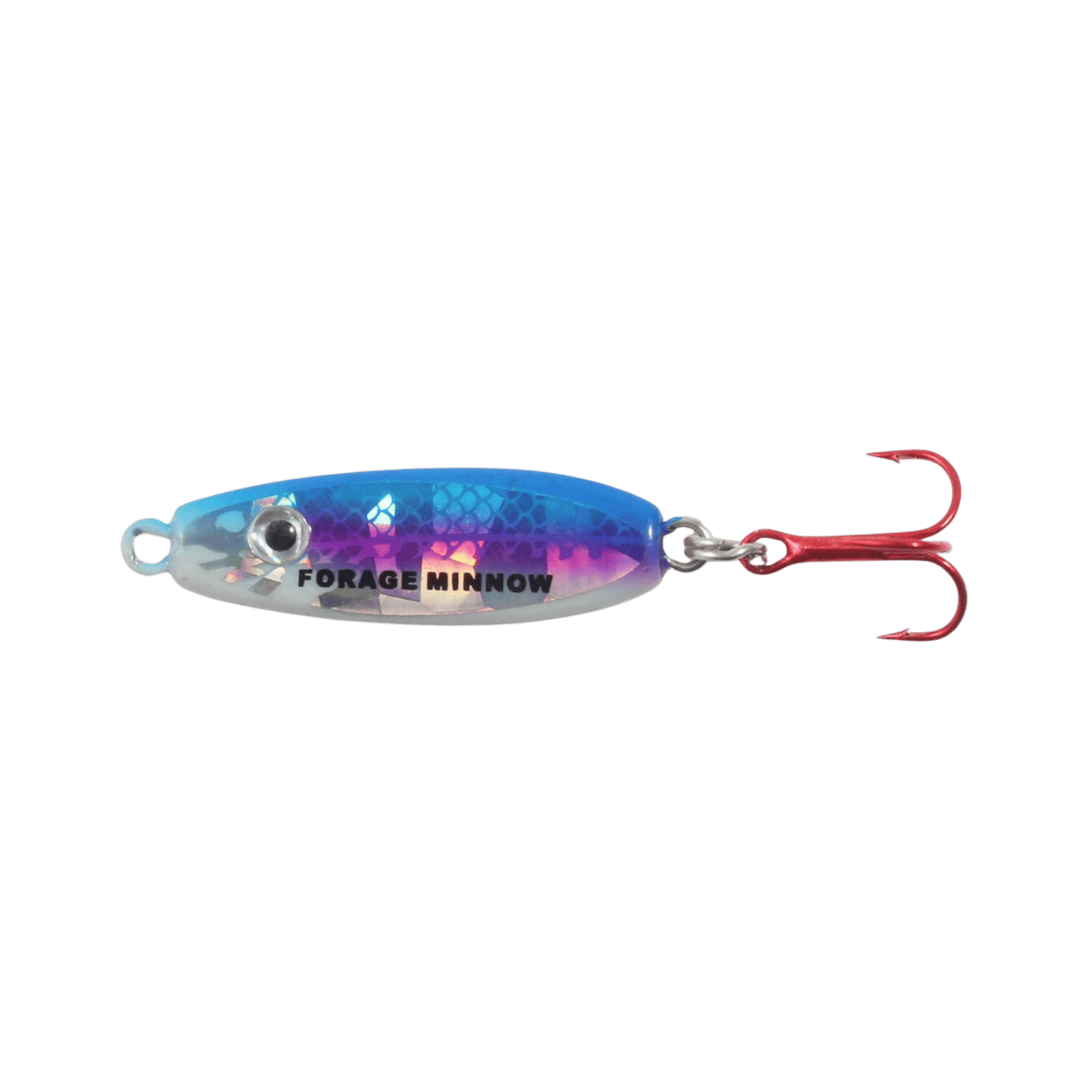 FORAGE MINNOW SPOON 1/32 OZ - S-GLO RAINBOW