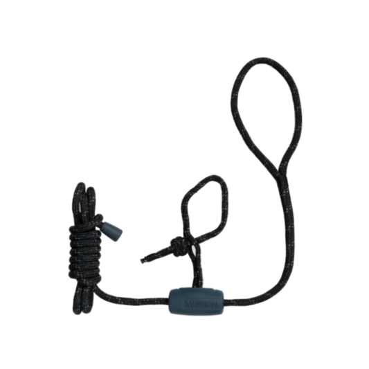 MISSION OUTDOOR DEADKNOT FENDER LINE 3/8IN 9FT BLACK