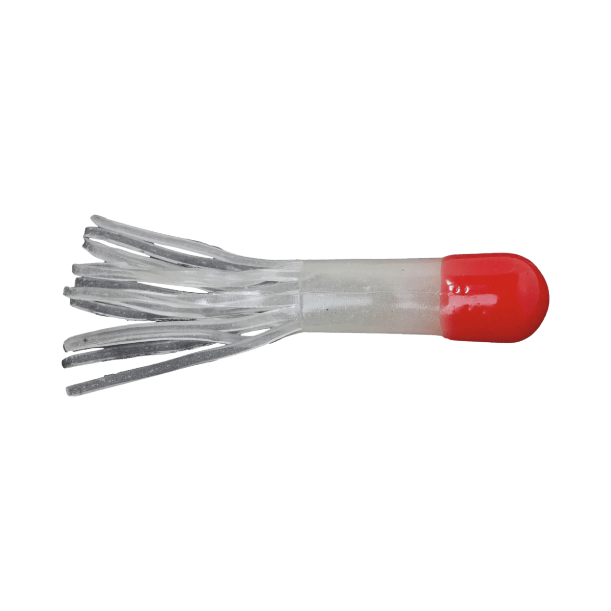 MISSION TACKLE LAKE TROUT TUBE GLOW RED TOP IMAGE