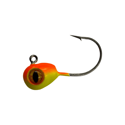 MISSION TACKLE SHORTSHANK HEAVY METAL TUNG JIG CHARTREUSE ORANGE