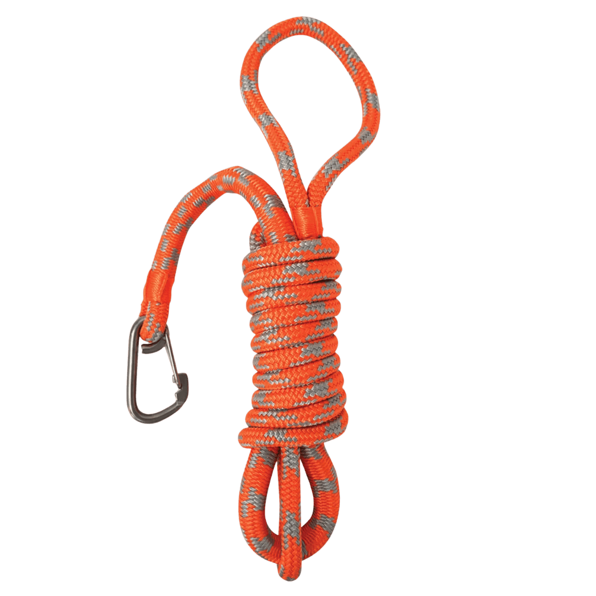 MISSION OUTDOOR SHOCK ABSORBING TETHER LINE 1/2" X 12' - ORANGE