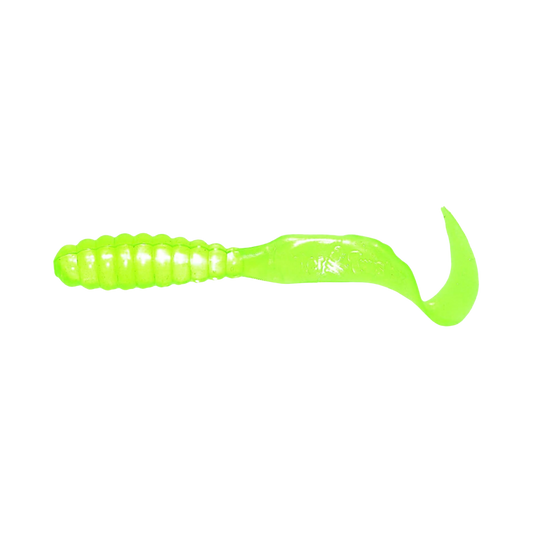 MISTER TWISTER TEENIE TWISTER TAIL PK CHARTREUSE