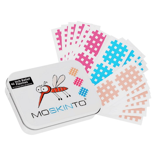 MOSKINTO AFTER-BITE INCH RELIEF PATCH FRONT PACKAGING