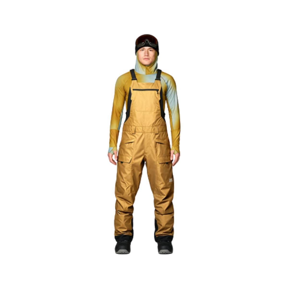 MOUNTAIN HARDWEAR FIREFALL BIB GOLDEN BROWN