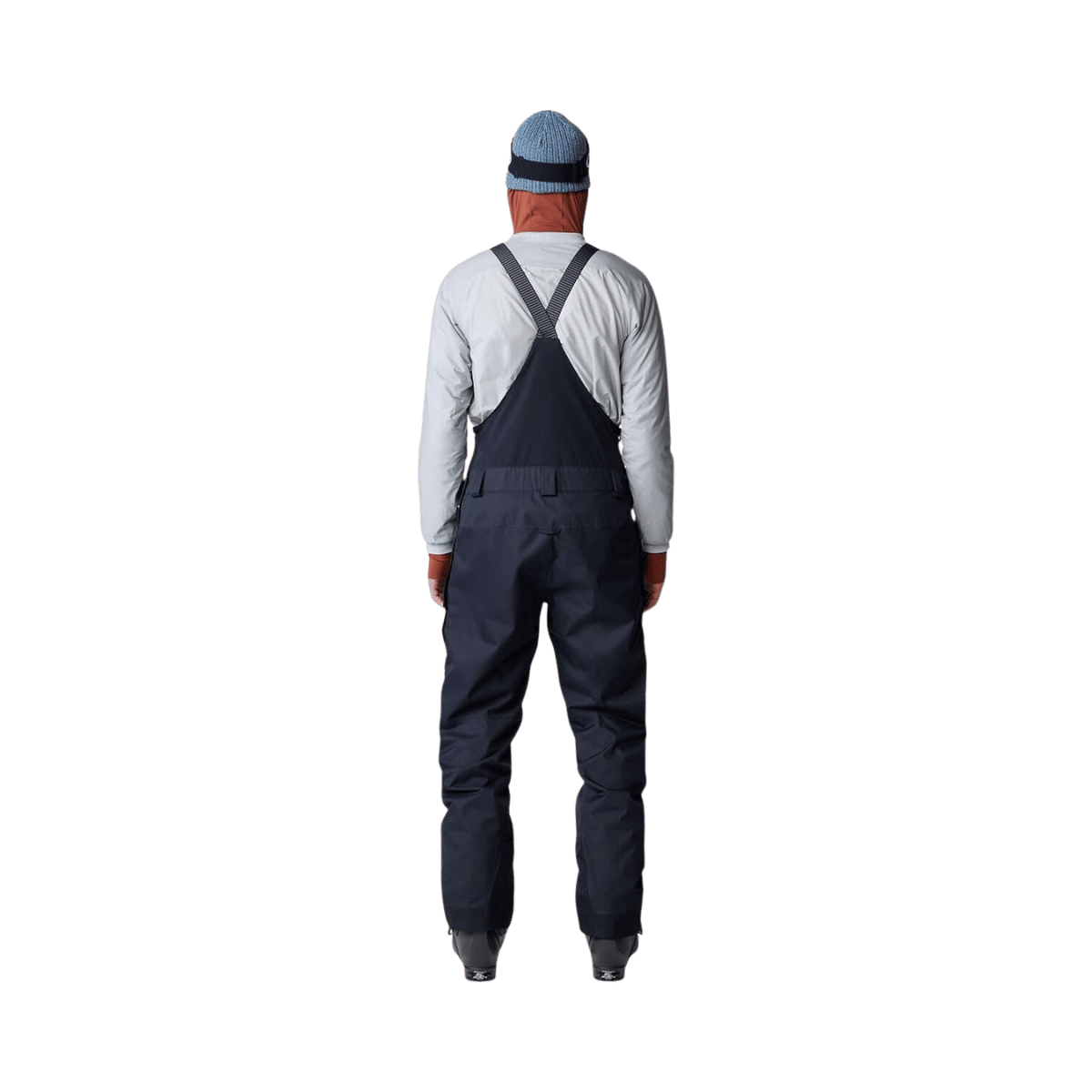 MOUNTAIN HARDWEAR MEN'S FIREFALL BIB - BLACK, BACK ANGLE, LG-L, LG-R, LG-S, MD-R, MD-S, SM-R, SM-S, XL-L, XL-R, XL-S, XXL-R