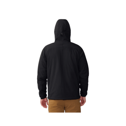 MOUNTAIN HARDWEAR MEN'S KOR STASIS INSULATED HOODY JACKET - BLACK