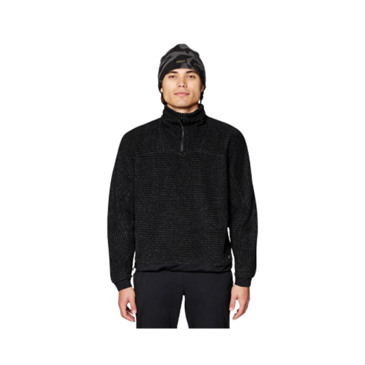 MOUNTAIN HARDWEAR SUMMIT GRID BIG GRID HALF ZIP BLACK SHADOWDYE