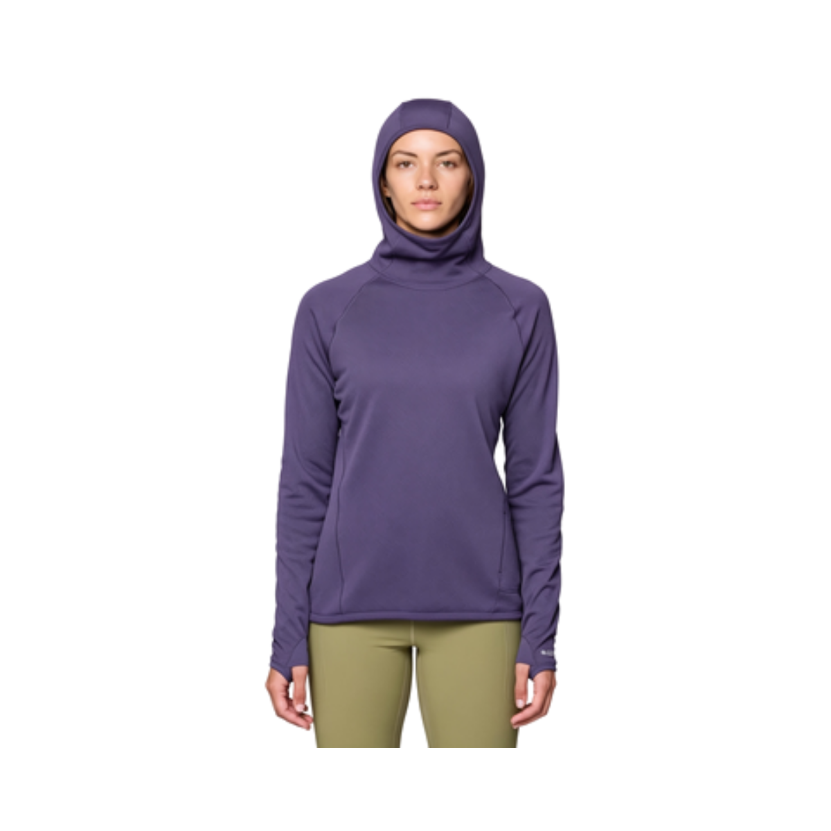 MOUNTAIN HARDWEAR W AIRMESH LONG SLEEVE HOODY VIOLET STORM