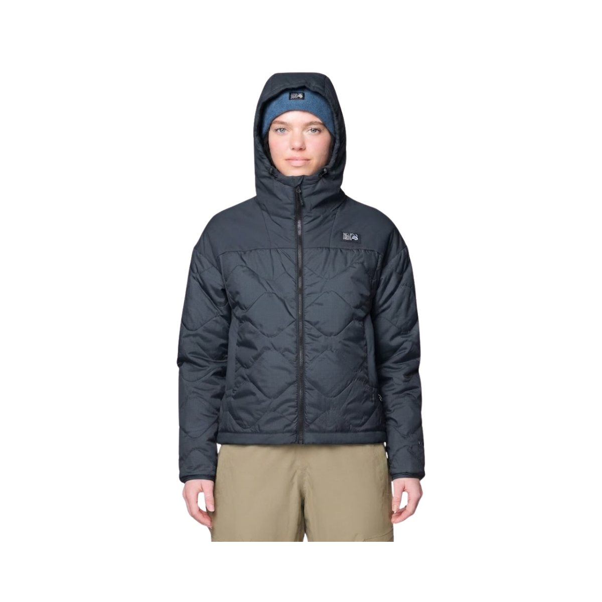 MOUNTAIN HARDWEAR W APRES PRO FLEECE HOODY BERRY BLUE PITCH