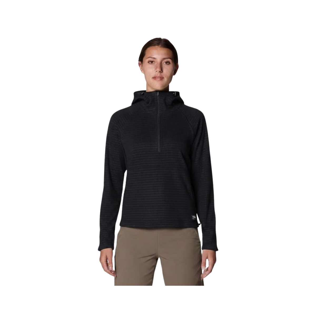 MOUNTAIN HARDWEAR W SUMMIT GRID HOODY BLACK