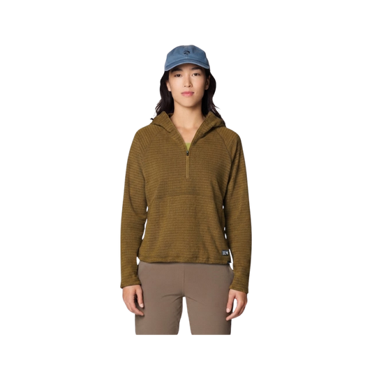 MOUNTAIN HARDWEAR W SUMMIT GRID HOODY PRAIRIE