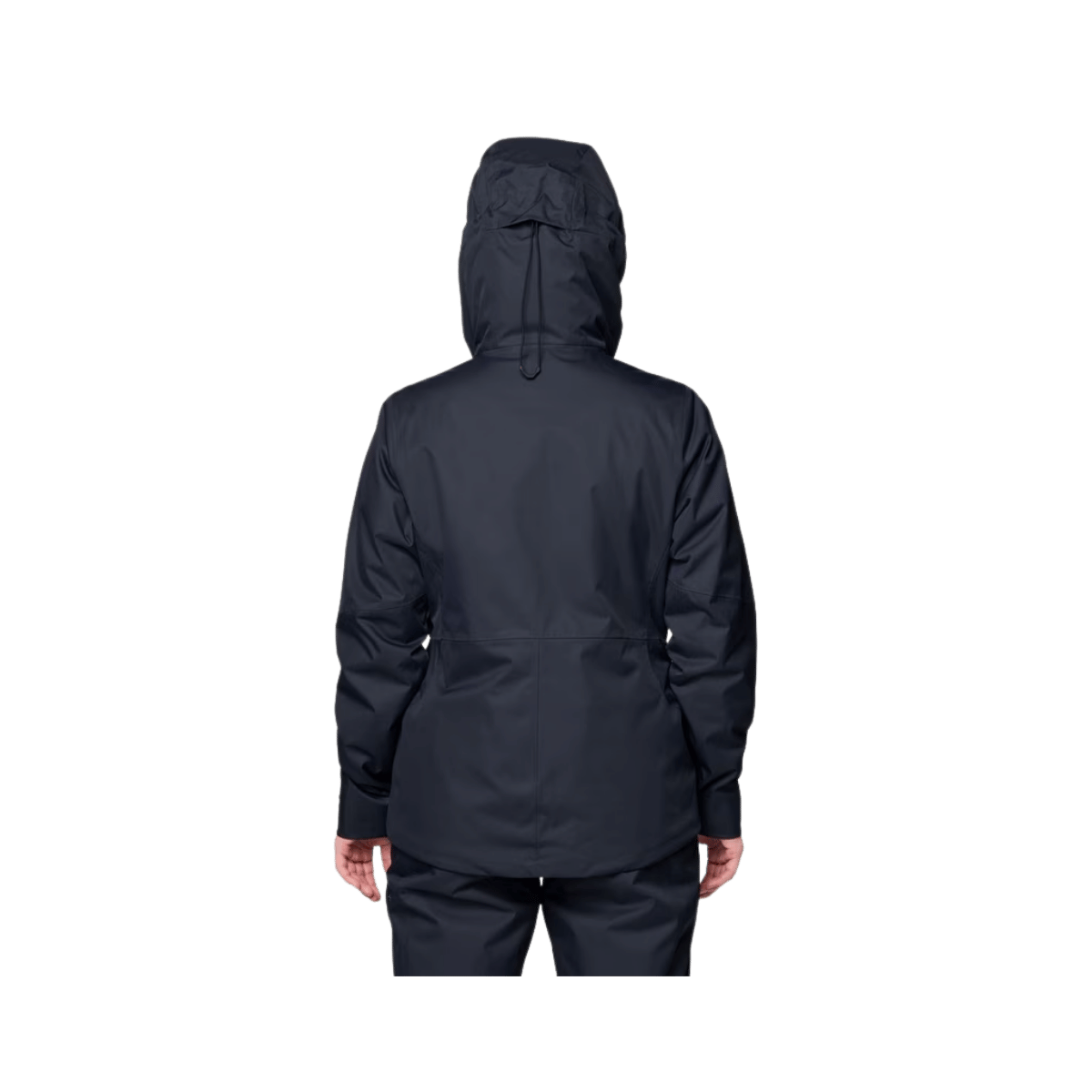 MOUNTAIN HARDWEAR WOMEN'S FIREFALL INSULATED JACKET - BLACK, BACK ANGLE, XS, SM, MD, LG, XL