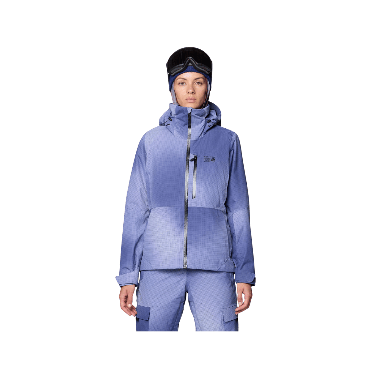 MOUNTAIN HARDWEAR WOMEN'S FIREFALL INSULATED JACKET - LAPIS DUSK OMBRE, FRONT ANGLE, XS, SM, MD, LG, XL