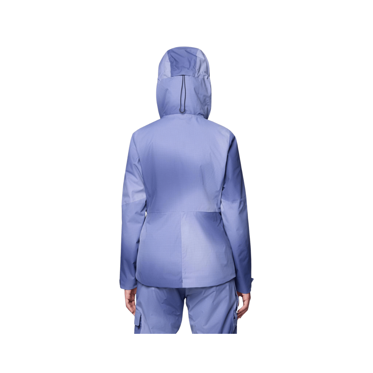 MOUNTAIN HARDWEAR WOMEN'S FIREFALL INSULATED JACKET - LAPIS DUSK OMBRE, BACK ANGLE, XS, SM, MD, LG, XL