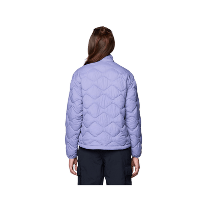 MOUNTAIN HARDWEAR WOMEN'S SEEK OUT SNAP NECK PULLOVER - AVID, BACK ANGLE, SM, MD, LG, XL