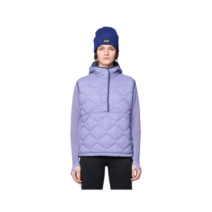 MOUNTAIN HARDWEAR WOMEN'S SEEK OUT SNAP NECK VEST - AVID, FRONT ANGLE, SM, MD, LG, XL