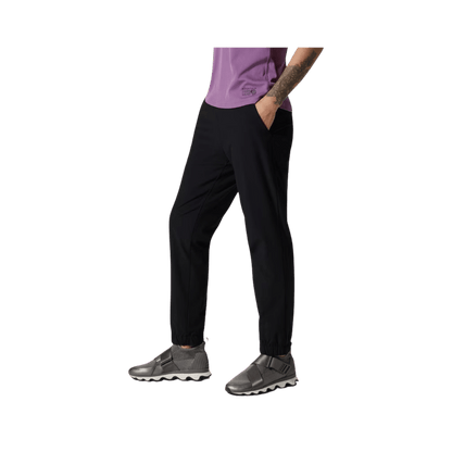 MOUNTAIN HARDWEAR WOMEN'S YUMALINA ACTIVE PULL ON JOGGER - BLACK, SIDE ANGLE, XS-R, SM-R, MD-R, LG-R, XL-R
