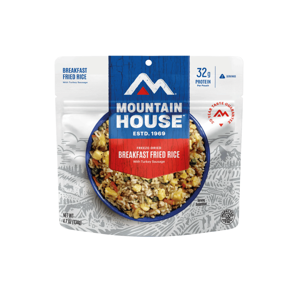 MOUNTAIN HOUSE BREAKFAST FRIED RICE WITH TURKEY SAUSAGE