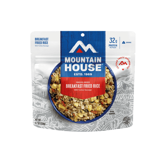 MOUNTAIN HOUSE BREAKFAST FRIED RICE WITH TURKEY SAUSAGE