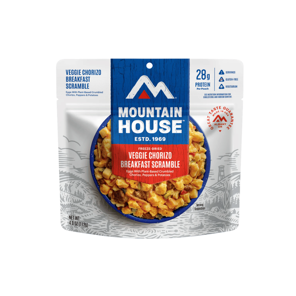 MOUNTAIN HOUSE CHORIZO BREAKFAST SCRAMBLE 2 SERVINGS