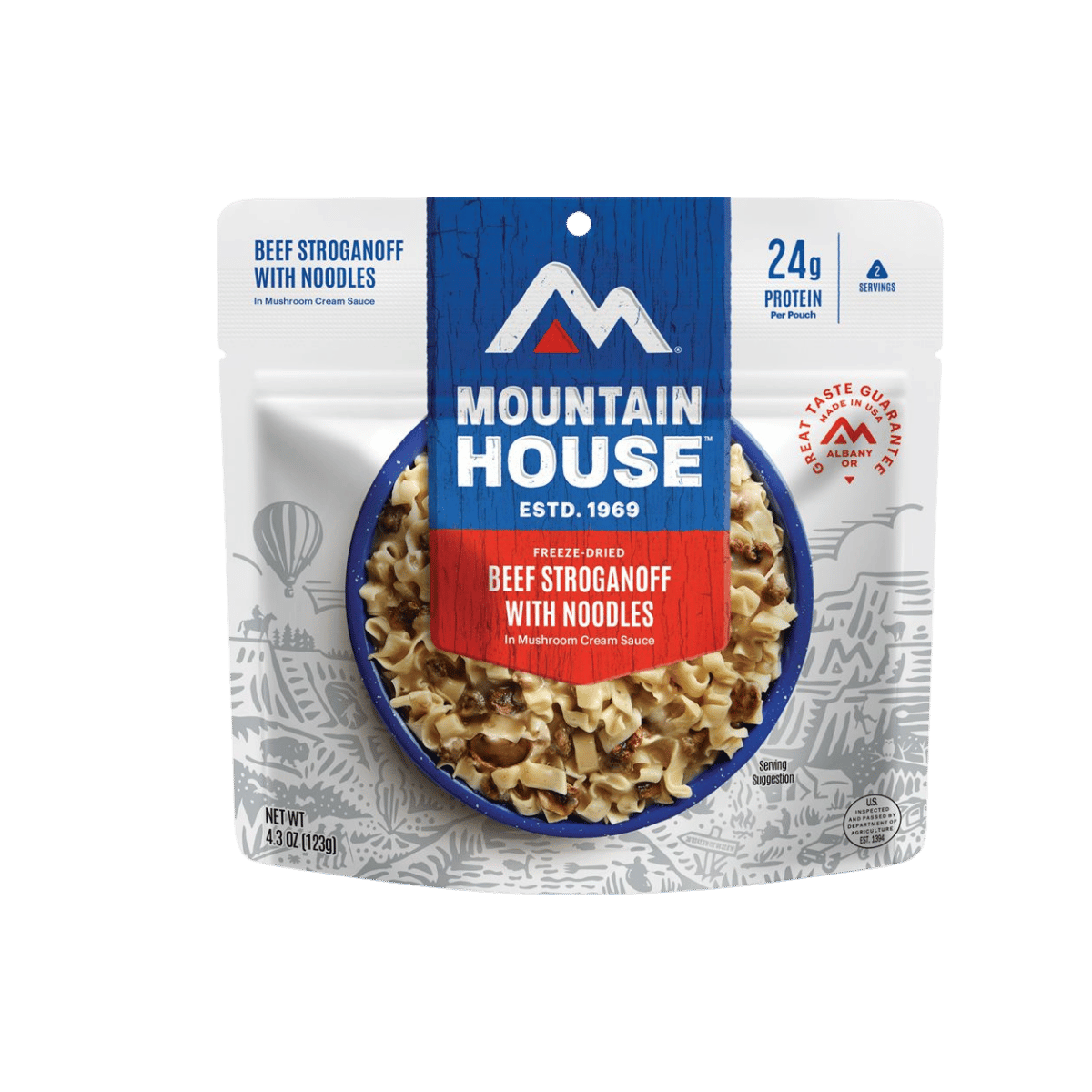MOUNTAIN HOUSE ENTREES BEEF STROGANOFF WITH NOODLES