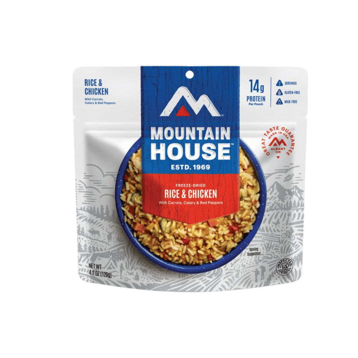 MOUNTAIN HOUSE ENTREES RICE AND CHICKEN